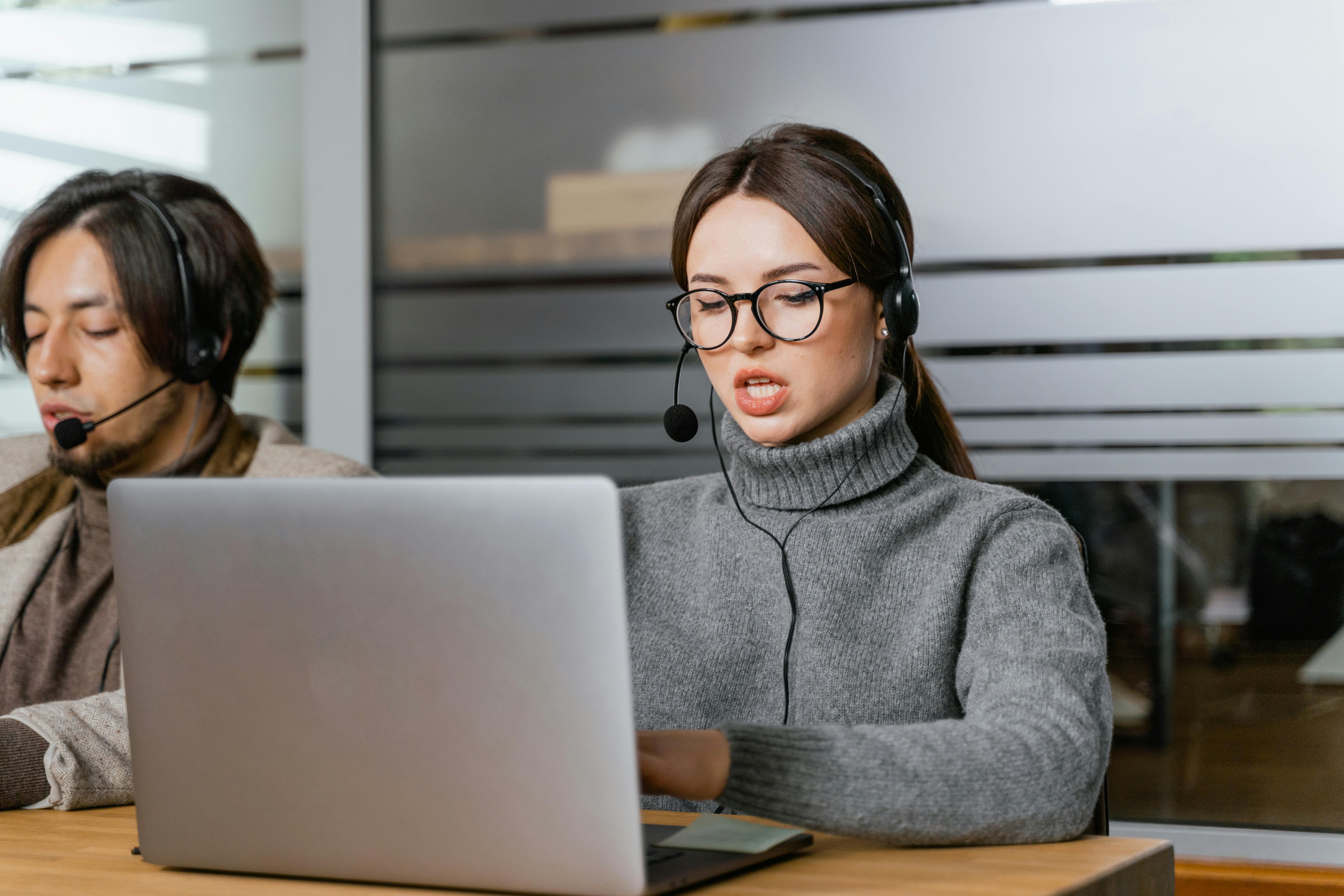 Assigned virtual assistant running a founder's week at workstation